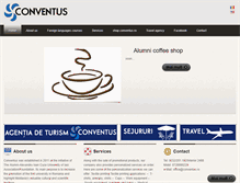Tablet Screenshot of conventus.ro